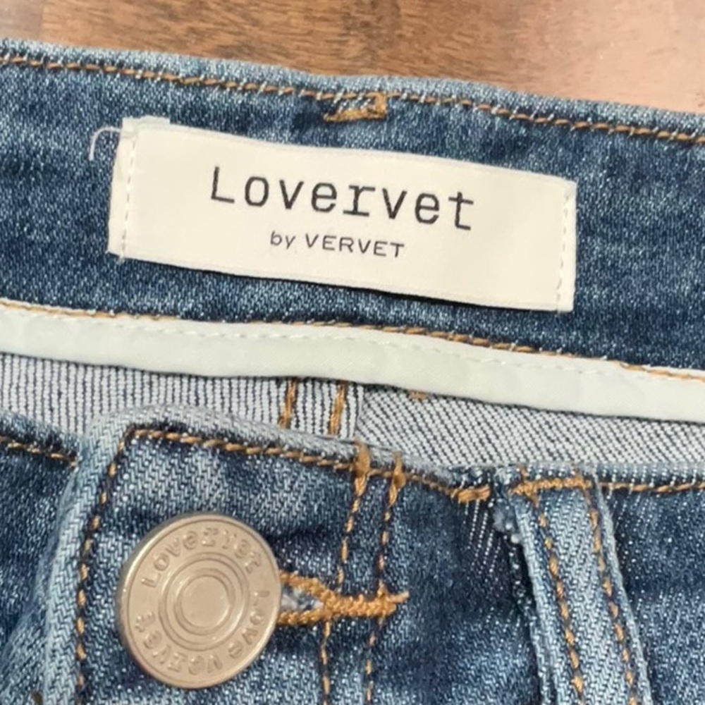 Lovervet High Rise Crop Jeans, EUC - Picture 6 of 9